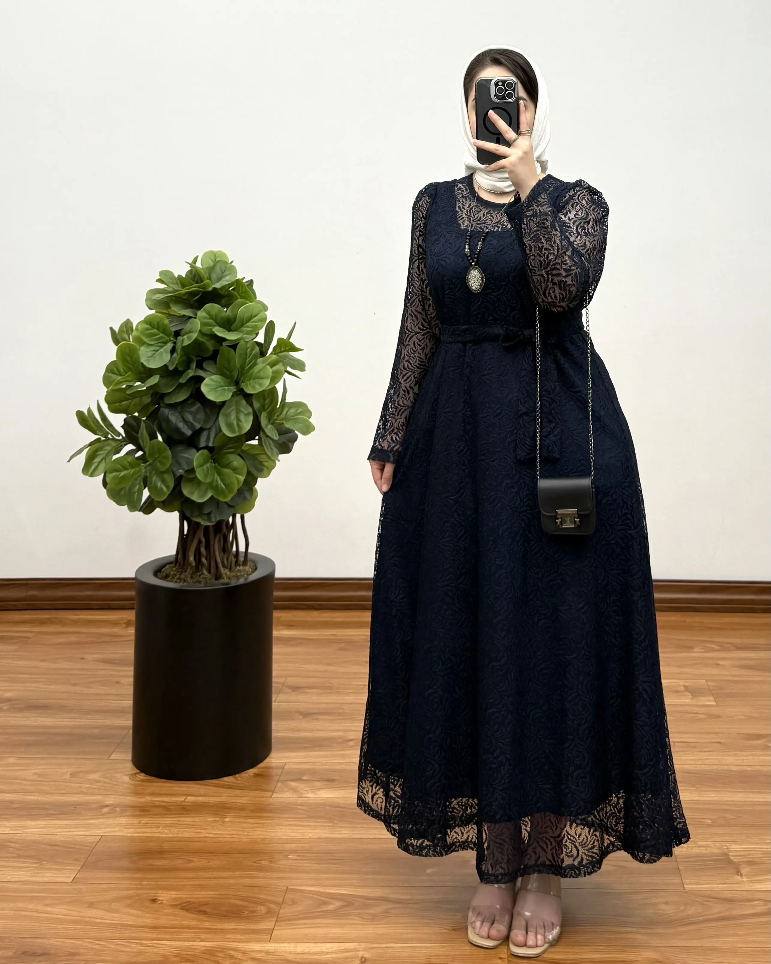 پیراهن مزونی سوپر کلوش دانتل